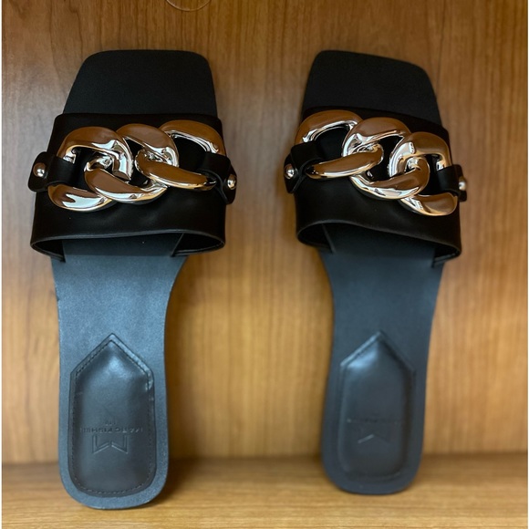 Marc Fischer LTD, NEW, EXCELLENT condition, black/silver slip-ons, W 8M - Picture 7 of 7